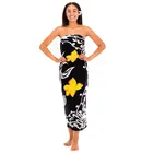 Popular Design Turtle Hand Painted Pareo Swimwear Bikini Cover up Rayon Sarong from Indonesia