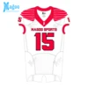 Full sublimation american football jersey customized team wear youth and adults football jersey and pants