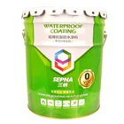 one component fast curing spray waterbased acrylic wall waterproofing coating