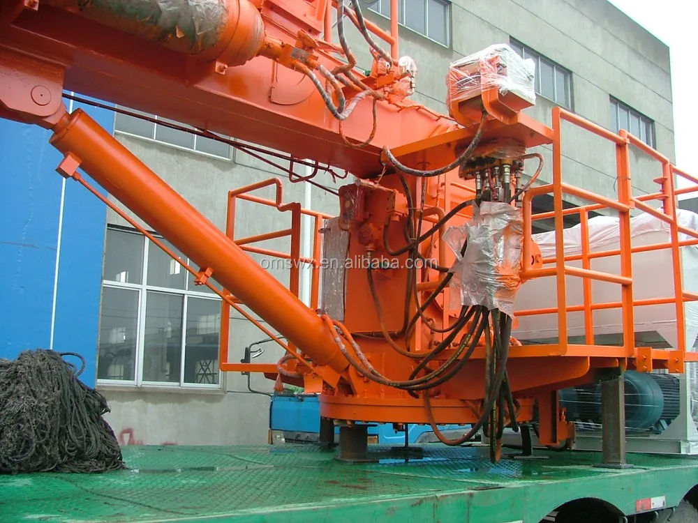 3t/8.5m Marine Electro Hydraulic Luffing Crane For Decking Machine