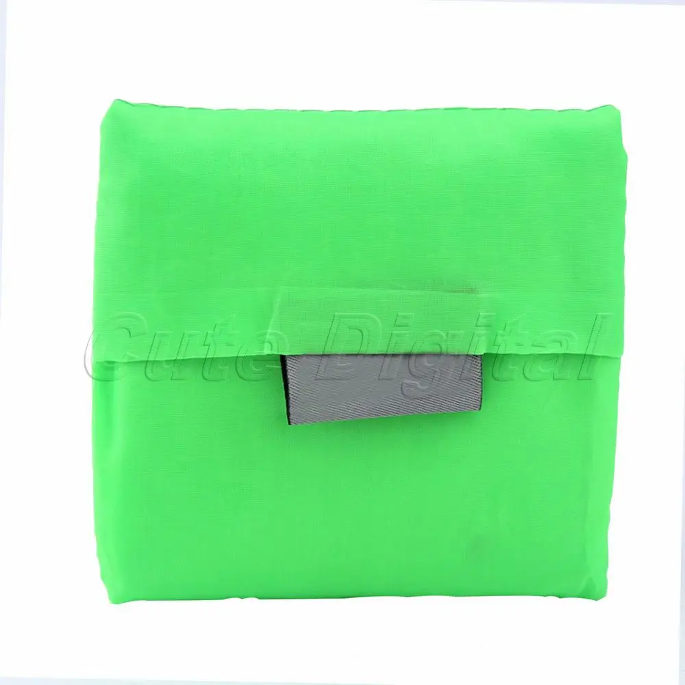Fashion Reusable Foldable Supermarket Shopping Tote Eco Friendly Beach Nylon Grocery Storage Travel Camping Outdoor Handbag Bag