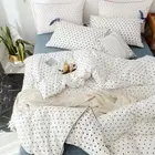 100% cotton bed sheet quilt polka dot arabic bed cover cartoon bedding set