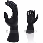 Magnetic Plastic Black Mannequin Hands For Sale
