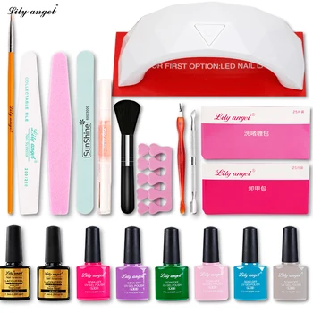 9w Uv Nails Mini Led Lamp And Gel Nail Polish Set Kit With Light 9w Uv Nails Mini Led Lamp And Gel Nail Polish Set Kit With Light