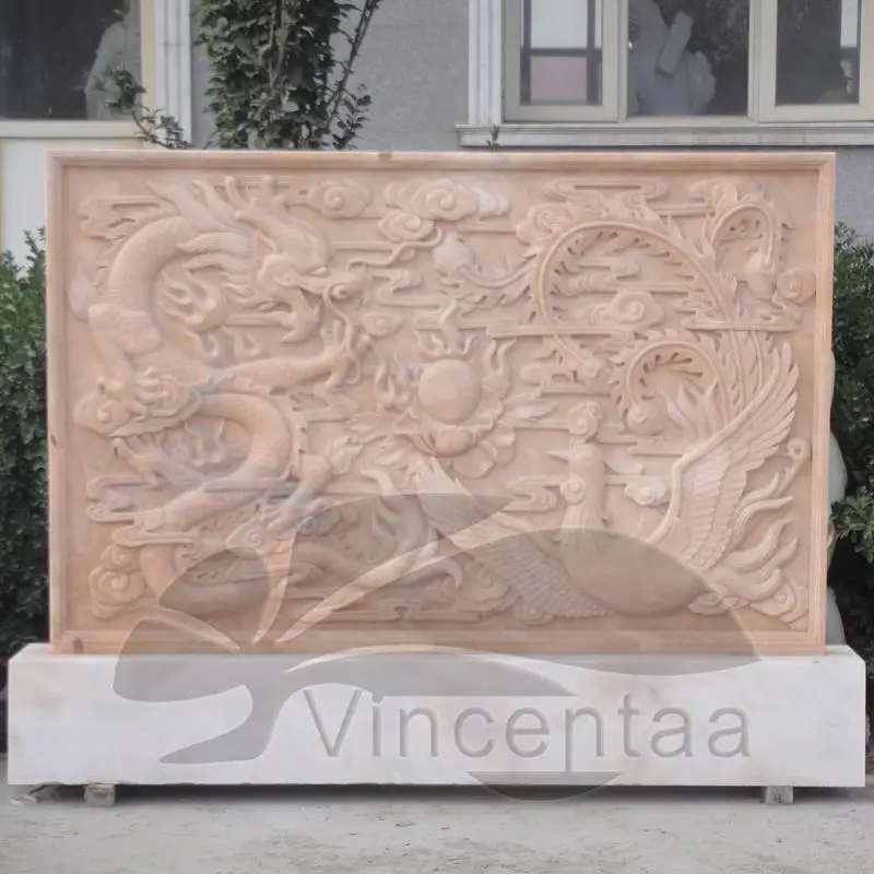 2016 Popular Design Abstract Marble Relief Wall Sculpture with Low Price