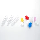 50ml food grade urine plastic esr glass test tube with screw cap