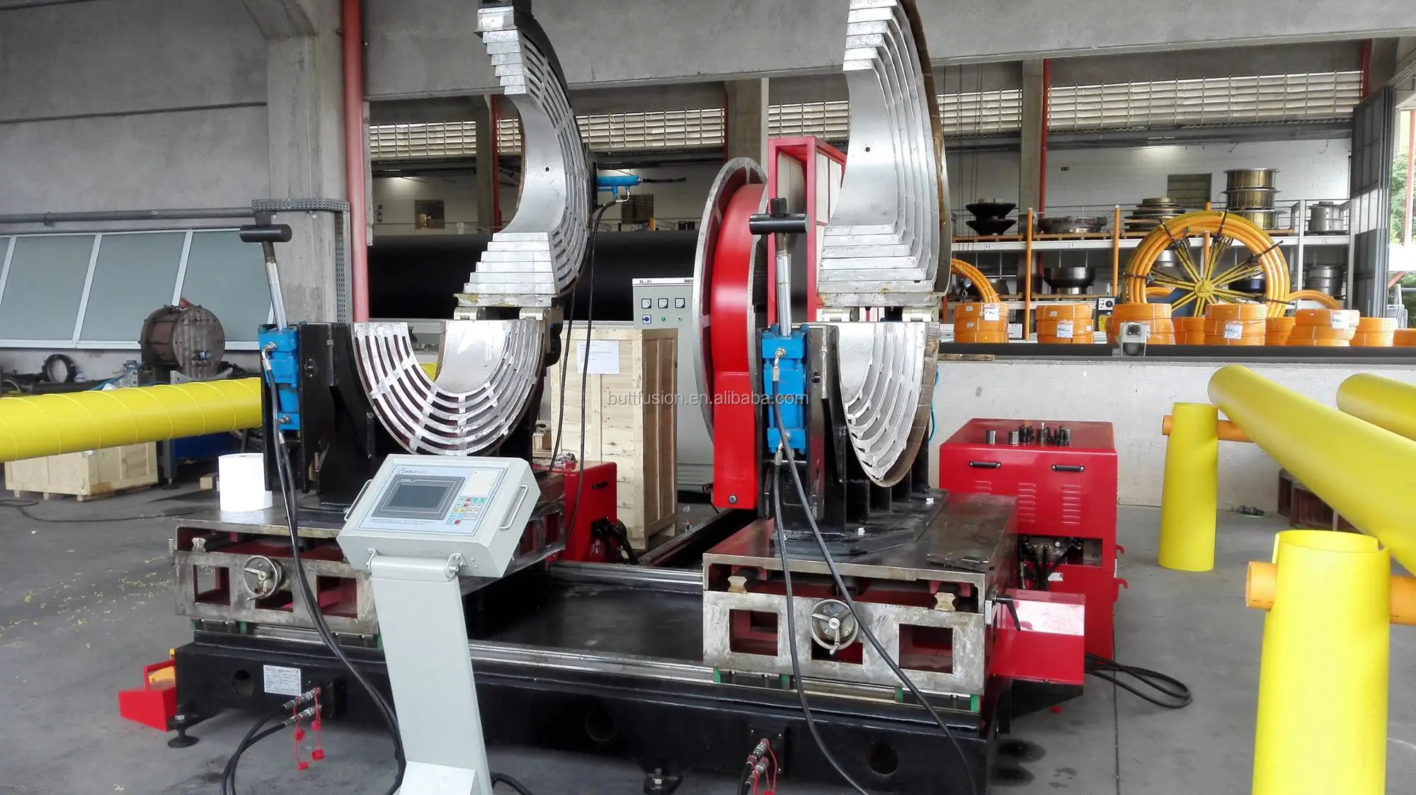 SJC1200 PE pipe band saw for cutting PE pipes and fittings, View PE