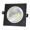 CE RoHS SAA certified led spotlight 5W cob light black square led spot ceiling light led flood spot light