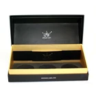 Luxury Black Gold Foil Cardboard Hard Paper Candle Gift Packaging Box Wholesale