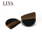 Best Selling Black color Pony Hair Mini Cosmetic Powder Blush Makeup Angle Brushes