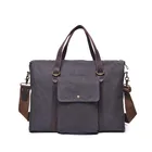 Vintage retro brand wholesale handbag men unisex shoulder satchel washed canvas messenger bag for men