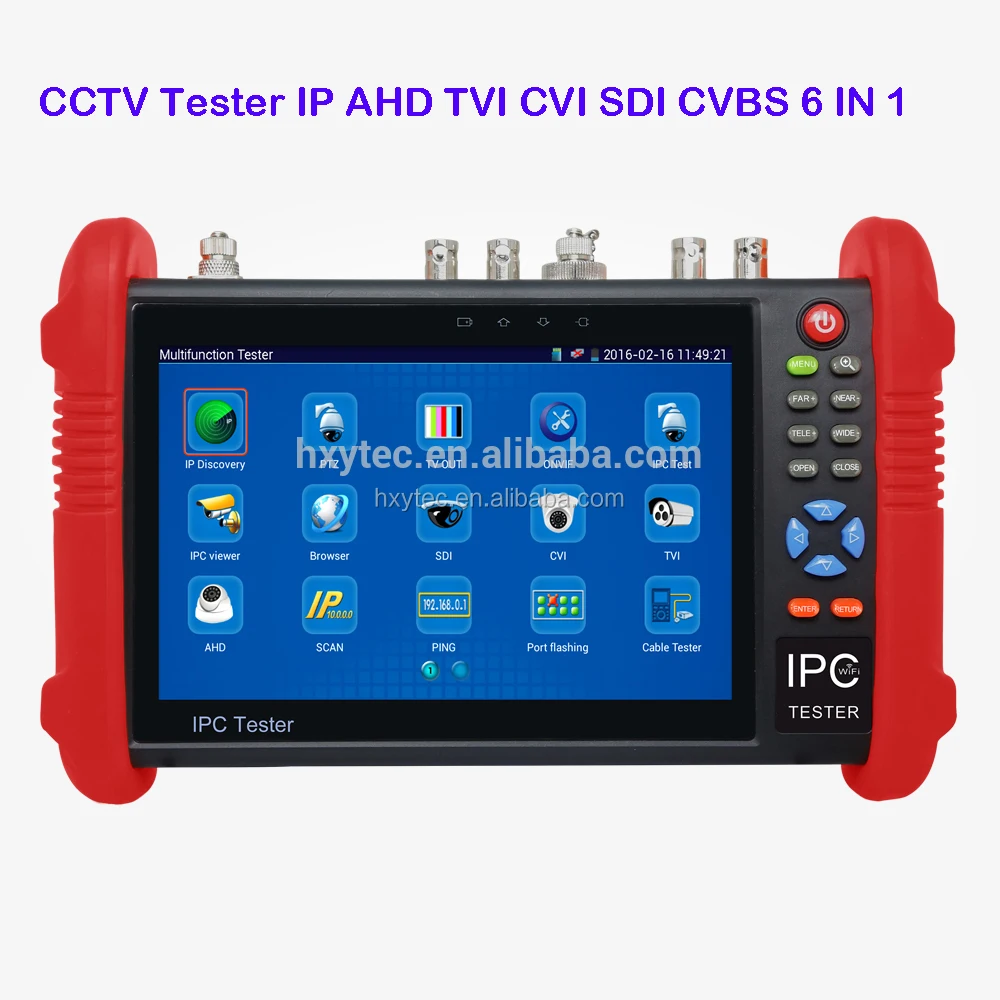 Touch Lcd Monitor In Digital Cctv Tester Pro For Cctv Ahd Ip Cvi