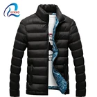 Slim winter warm outdoor cotton padded bomber casual jacket for men
