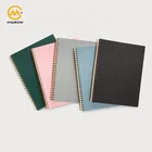Factory customizable dot grid printing spiral revive terra stone paper notebook