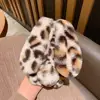 Leopard print Plush fur phone cases for iphone XS Max X XR XS soft tpu case for iphone 6 6s 7 8 plus phone back cover