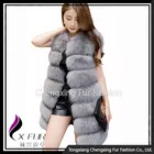 CX-G-B-206C Europe Fashion Luxury Women Real Fox Fur Vest