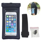 Top sell pvc plastic material waterproof cellphone bag for swimming