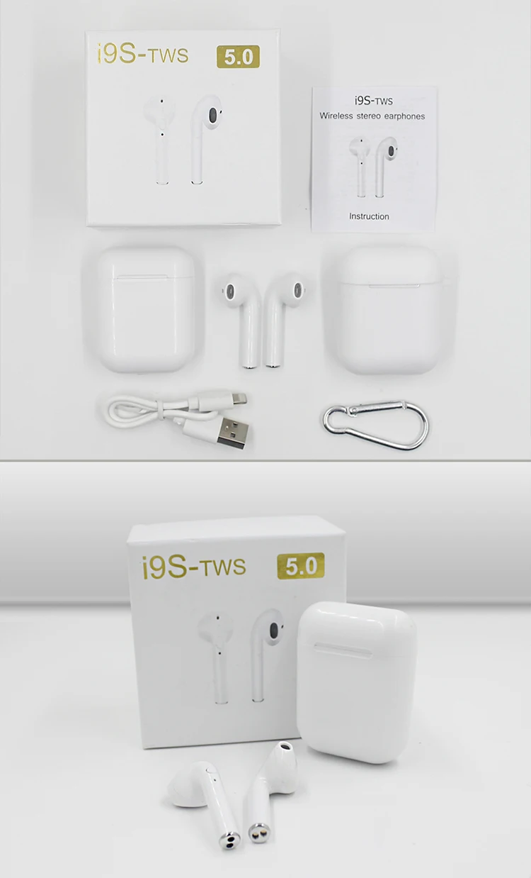 2019 Newest i9s for cellphone TWS Wireless mini Blue tooth Earbuds Wireless Headsets earphone earbud wireless earphone - ANKUX.COM