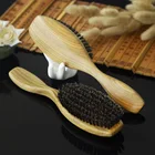 detangling wooden hair brush hair extension brush bridal comb magic comb