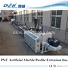 PVC shower wall stone production line / PVC stone wall cladding extruder machine