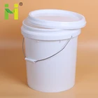 Hot Sale! 20L Food Grade 5 Gallon plastic buckets with handle and lid plastic pail