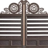Latest Aluminum Apartment Entrance Metal Sliding