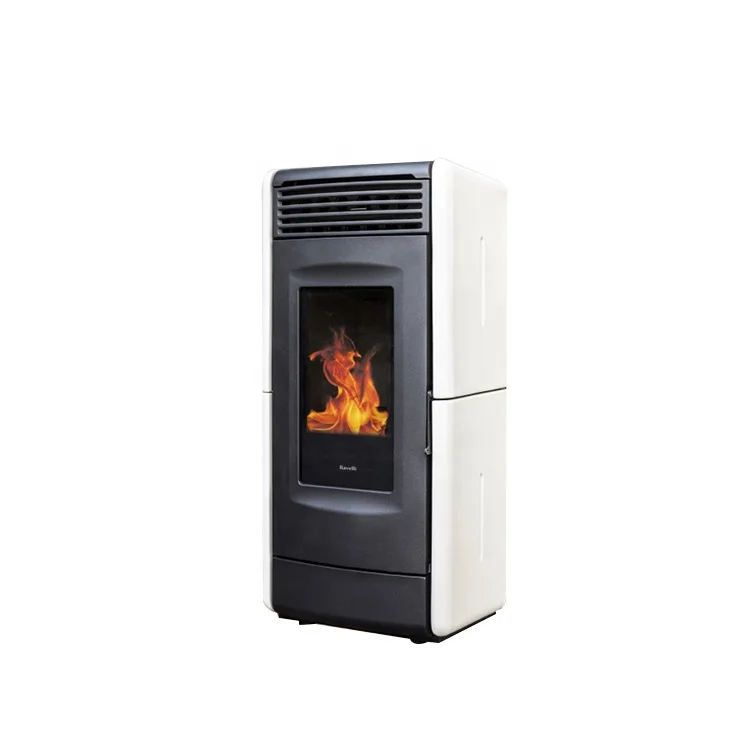 Zhongli ZLKH12 Stands With Smart Controller Indoor Burning China European Style Wood Pellet Stove