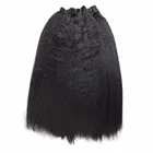 Lida Synthetic Kinky Straight Hair Extension 12-22 Inch Hair super soft and light Weaves Bundles wefts