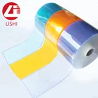 Transparent PVC strip curtains for garage door