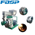 Rice Husk Sunflower Stalks Wood Pellet Mill Machine