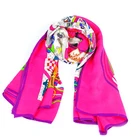Female Hot Selling Own Design Silk Scarf