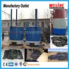Hot sell air flow wood charcoal making machine carbonization furnace