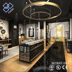 Watches Veneer Watches Store Design Counter Watches Display Wall Rack And Shelf For Sale
