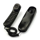 basic one-touch hotel wall mounted corded phone
