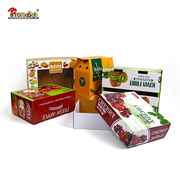 fruit and vegetable carton packing box