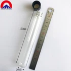 Chinese supplier 20x150mm wholesale customized clear food grade borosilicate glass test tube with screw cap