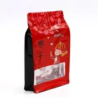 plastic pouch food packaging Flat bottom reclosable dried fruit red dates packaging bag