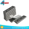 Magnet Fastener, Rectangular with Double-Sided Foam Adhesive Nickel Plated, 3" Length, 0.878" Width, 0.250" Height, 22 Pounds