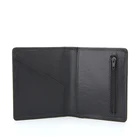 Card Purse Card Wallet Carbon Fiber Card Wallet With Zipper Coin Purse Leather Wallet