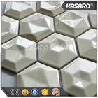 White Glazed Ceramic Floor Tile Bathroom 3D Design Ceramic Wall Tile