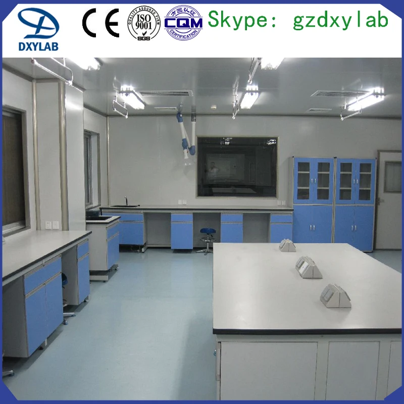 Used School Lab Workbench Steel Table Scientific Equipment For Testing