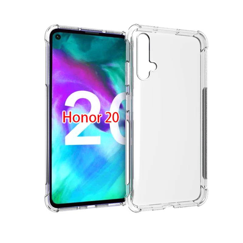 bumper clear tpu cover for huawei honor 20 air cushion corners