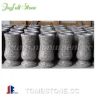 Pink Granite Vases for cemetery headstone vases