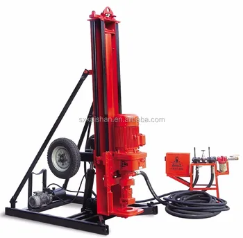 Electric & Pneumatic KQD165B Small Portable Air DTH Water Well Drilling Rig, View electric rock