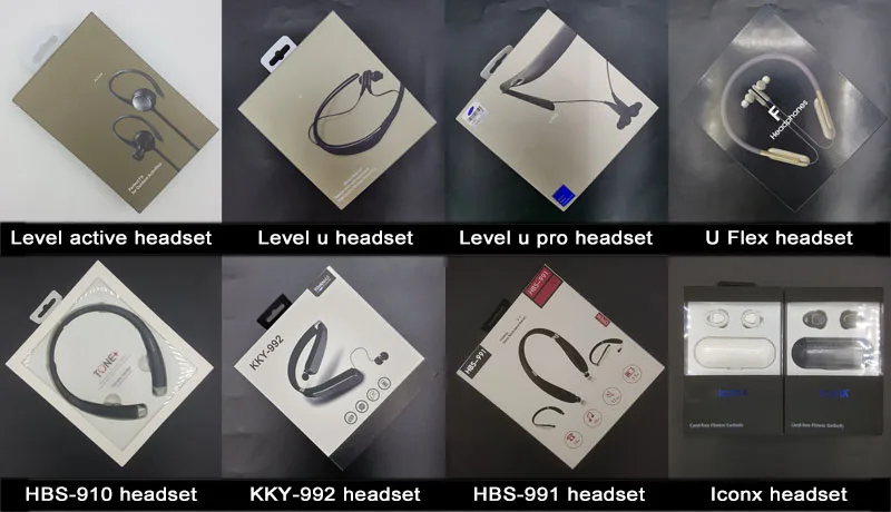 for samsung U Flex wireless sports headphones with retail packaging EO-BG950 blue tooth earphones colourful magnetic earpods - ANKUX.COM