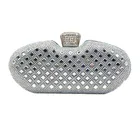 High Quality Crystal Clutch Luxury Gold Women Rhinestone Evening Bag