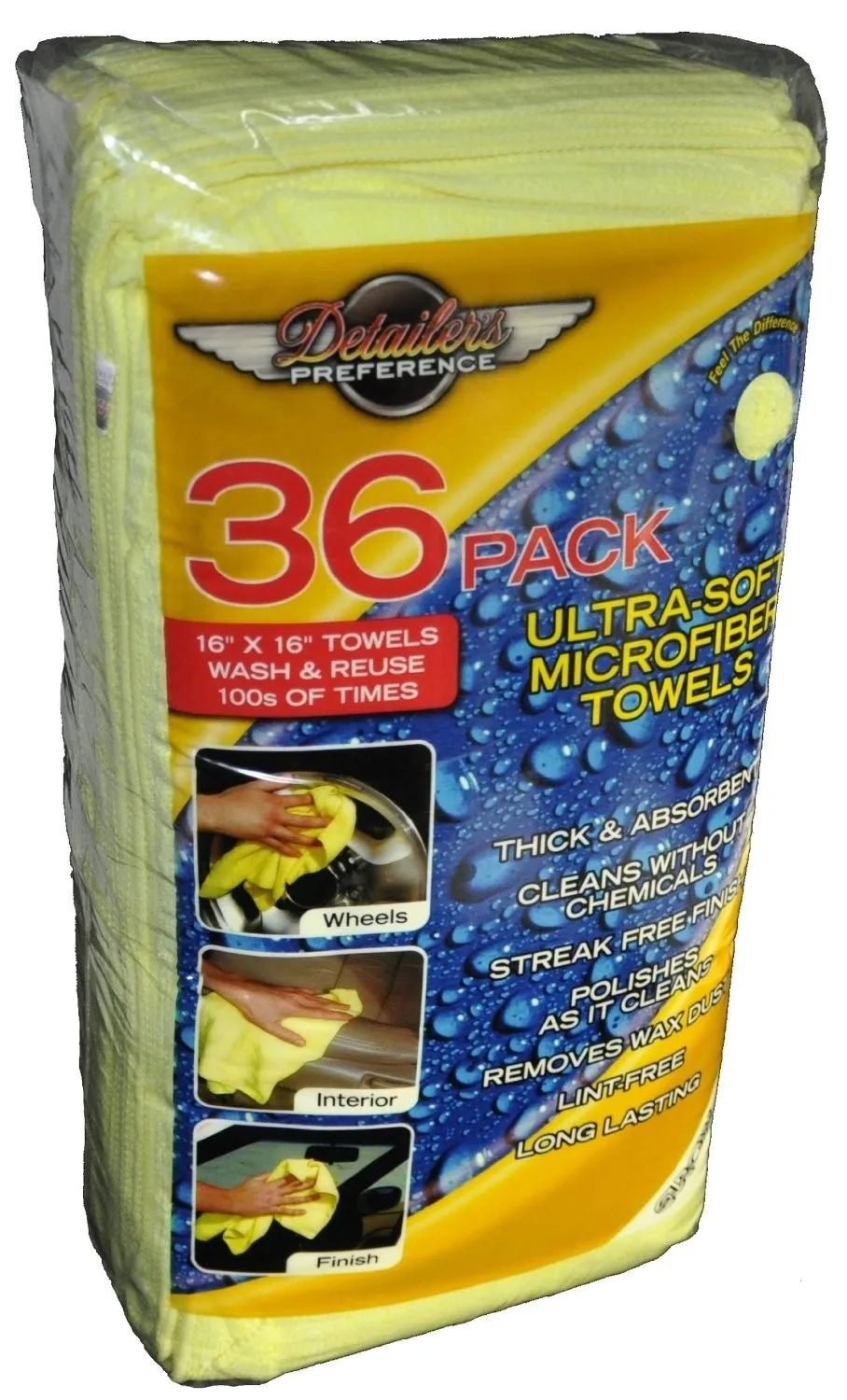 36 pack ultra-soft microfiber towels