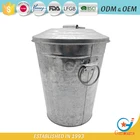 Metal garden compost kitchen galvanised waste bucket bin