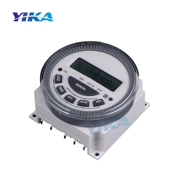 YIKA CN304 elektrikli zamanlayıcı 220 v din raylı dijital programlanabilir anahtarı