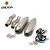 Stainless 51mm Akprov Moto Exhaust Muffler Pipe Silencer with DB Killer With Motorcycle Exhaust Middle Pipe For Z1000